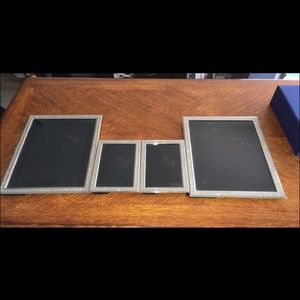 Z Gallerie 4 photo frames with sparkles like new!!